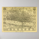 Search for vintage map of london posters United kingdom