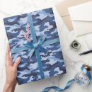 Search for blue camouflage wrapping paper Military