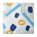Search for navy geometric tiles Abstract