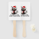 Search for christmas hand fans Santa