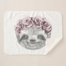 Search for cute sloth blankets Flowers