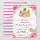 Search for pink flamingo birthday invitations Elegant