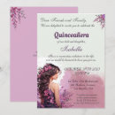 Search for purple quinceanera invitations Mis quince anos