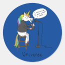 Search for funny unicorn stickers Rainbow
