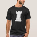 Search for chess rook tshirts White