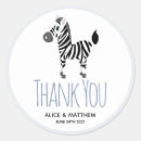 Search for zebra print thank you stickers Gender neutral