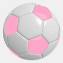 Search for pink soccer ball stickers Pink and white