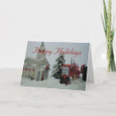 Search for tractor christmas cards Red