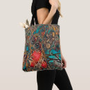 Search for psychedelic tote bags Teal