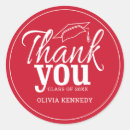 Search for red and white graduation stickers Senior