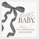 Search for baby girl black stickers Elegant baby shower