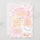 Search for goose birthday invitations Silly goose party