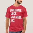 Search for awesome since 1962 tshirts Anniversary