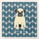 Search for pug coasters Cute dog