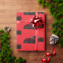 Search for corvette wrapping paper Red