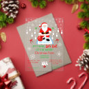 Search for bowling seasonal invitations Santa claus