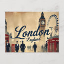 Search for london landmarks postcards Red bus