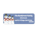 Search for families return address labels Snow