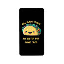 Search for sister return address labels Birthday