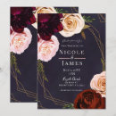 Search for purple and rose gold wedding invitations Flowers