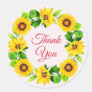 Search for sunflower thank you stickers Wreath