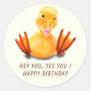 Search for funny duck stickers Birthday