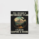 Search for retirement camping cards Hiking