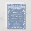 Search for dusty blue birthday invitations Surprise