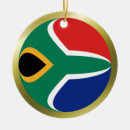 Search for south of christmas tree decorations South african flag