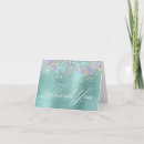 Search for holographic thank you cards Glitter