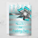 Search for modern 35th birthday invitations Teal