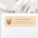 Search for orange fruit return address labels Mediterranean