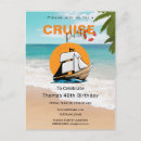 Search for cruise birthday invitations Boat party