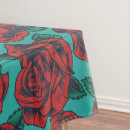 Search for red rose tablecloths Roses