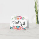 Search for bright floral thank you cards Boho