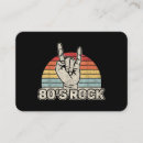 Search for rock band business cards Vintage