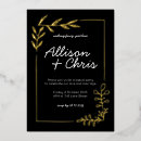 Search for foil print invitations Typography