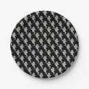 Search for black and white paper plates Halloween