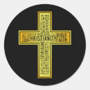 Search for christian text stickers Cross