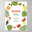 Search for hawaiian luau posters Baby shower