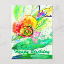 Search for snail birthday cards Colourful