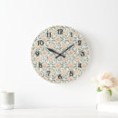 Search for blush pink floral clocks Pretty