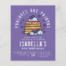 Search for pancakes and pajamas invitations Purple