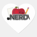 Search for science heart stickers Nerdy