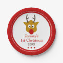 Search for christmas reindeer plates White