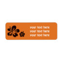Search for wooden return address labels Tropical