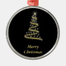 Search for black and gold christmas tree decorations Merry