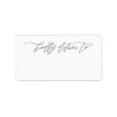 Search for script the labels Handwritten