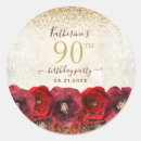 Search for 90 years stickers Watercolor