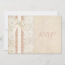 Search for rose rsvp lace stamp invitations Rustic